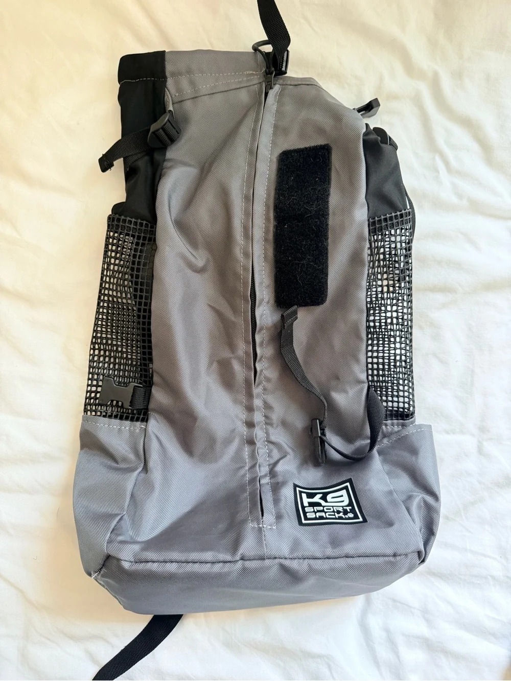 K9 Sport Sack Dog Backpack Carrier Gray Black Size Large